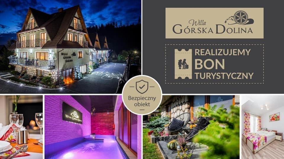 Willa Gorska Dolina Jacuzzi & Sauna Poronin Exteriér fotografie